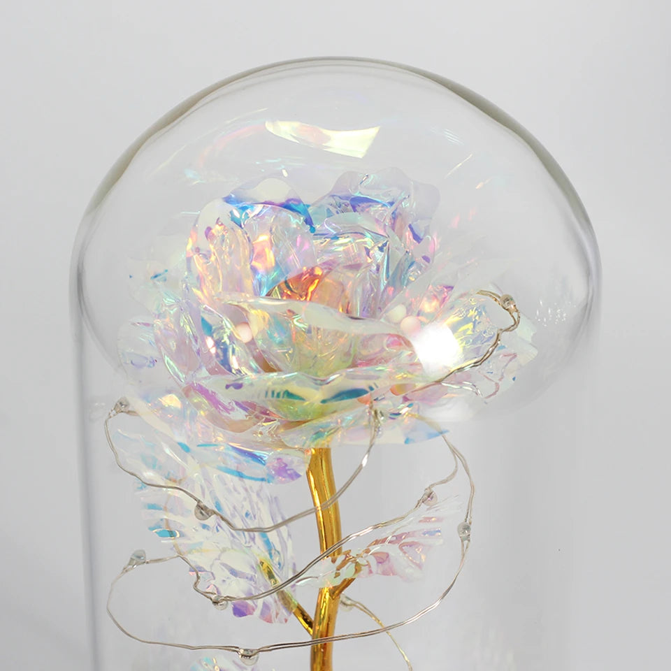 Rose enchantée artificielle